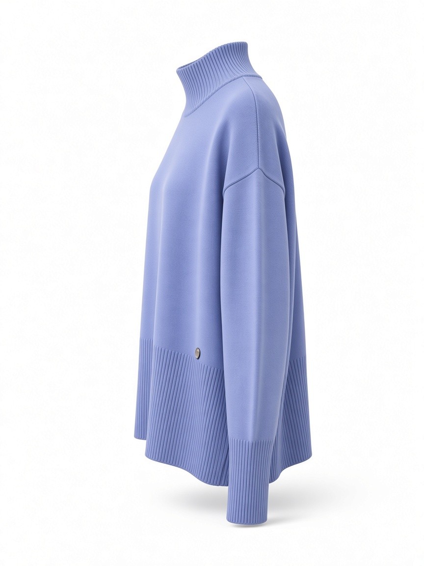 Dámsky rolák N.EVERY DAY SKY BLUE Modrý s.WEAR 4